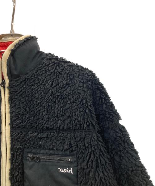 X-GIRL（エックスガール）X-girl (エックスガール) Champion (チャンピオン) コート ブラック サイズ:Sの古着・服飾アイテム