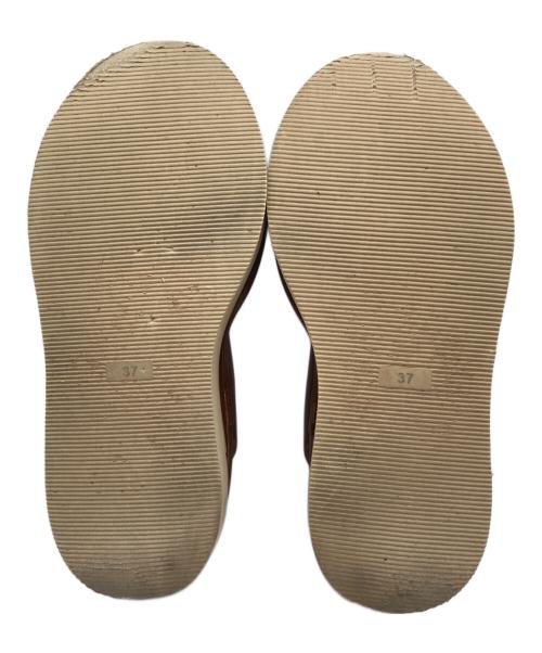 CLANE（クラネ）CLANE (クラネ) サンダル ブラウン サイズ:37の古着・服飾アイテム