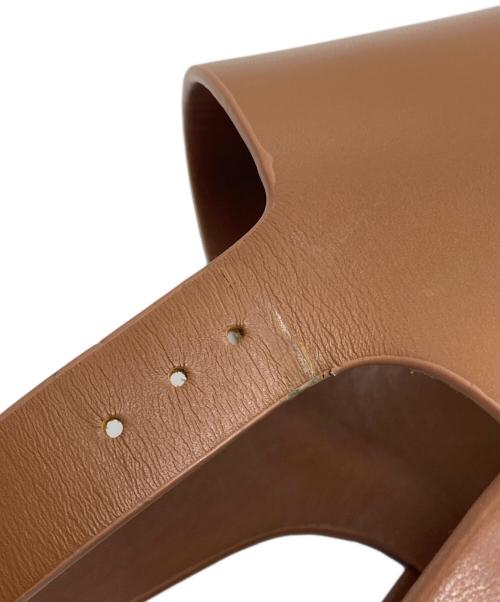 CLANE（クラネ）CLANE (クラネ) サンダル ブラウン サイズ:37の古着・服飾アイテム