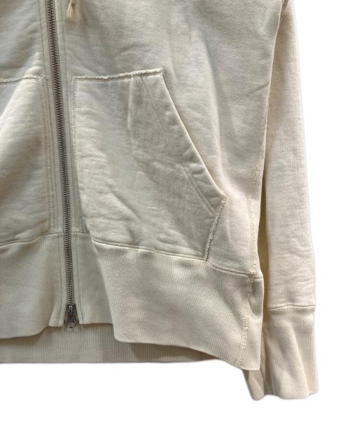 LOOPWHEELER（ループウィラー）LOOPWHEELER (ループウィラー) ジップパーカー ベージュ サイズ:Mの古着・服飾アイテム
