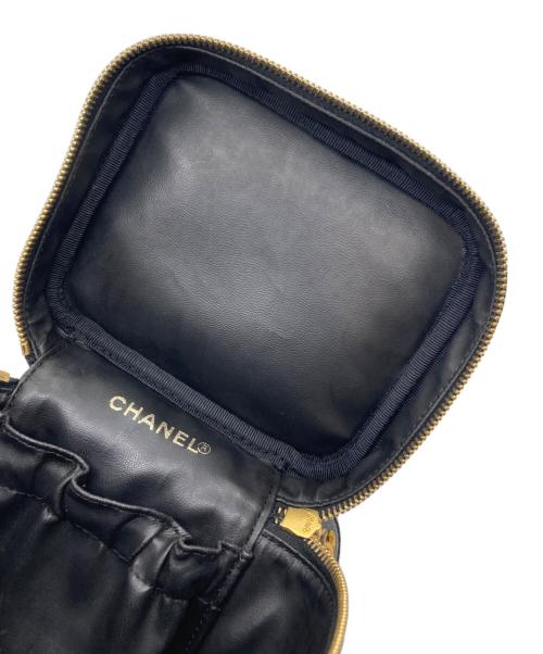 CHANEL（シャネル）CHANEL (シャネル) キャビアスキン バニティバッグ ブラックの古着・服飾アイテム