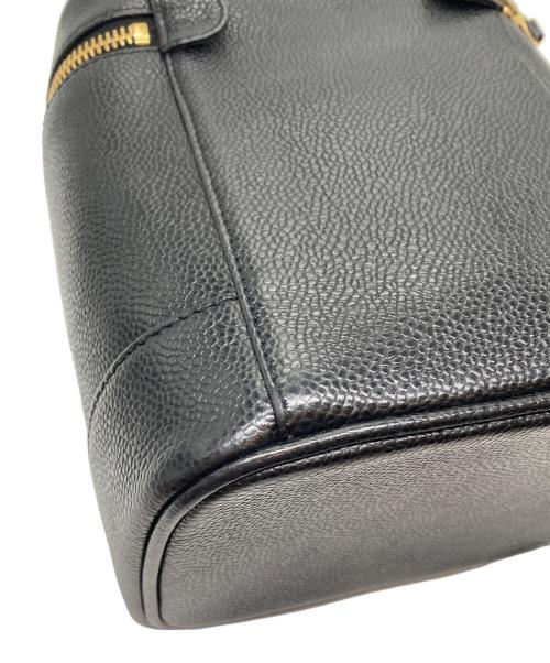 CHANEL（シャネル）CHANEL (シャネル) キャビアスキン バニティバッグ ブラックの古着・服飾アイテム