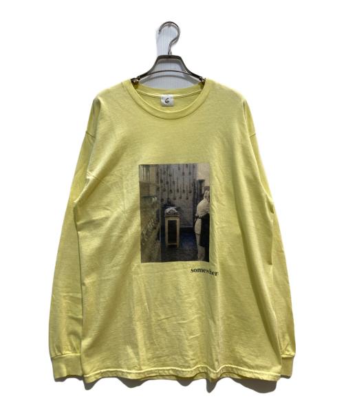 6(ROKU) BEAUTY&YOUTH（ロク ビューティーアンドユース）6(ROKU) BEAUTY&YOUTH (ロク ビューティーアンドユース) 長袖Tシャツ イエロー サイズ:Sの古着・服飾アイテム