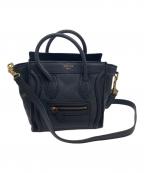 CELINEセリーヌ）の古着「ラゲージナノショッパー  2WAYショルダーバッグ」｜Anthracite