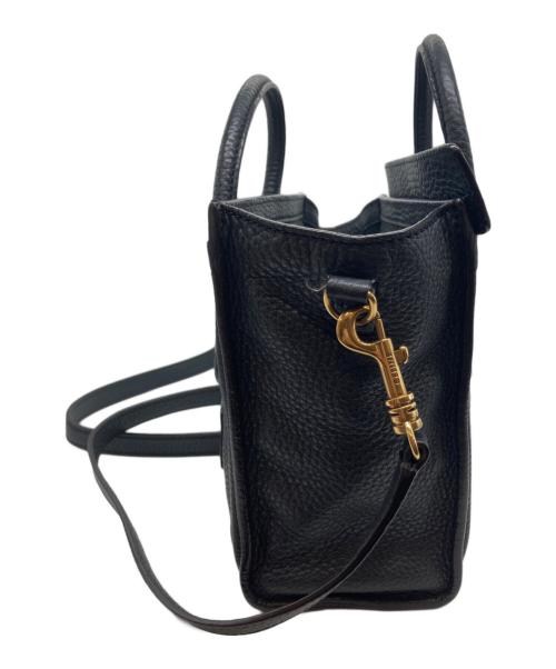 CELINE（セリーヌ）CELINE (セリーヌ) ラゲージナノショッパー  2WAYショルダーバッグ Anthraciteの古着・服飾アイテム