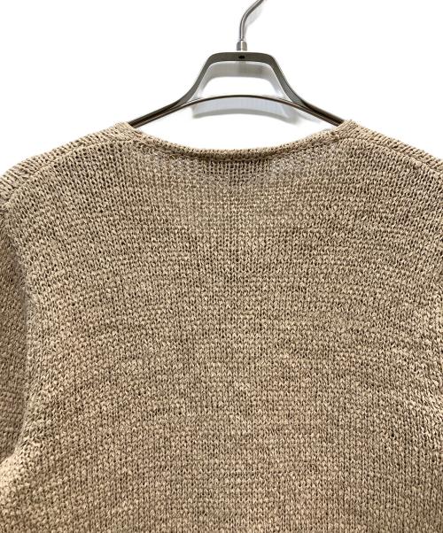 ZARA（ザラ）ZARA (ザラ) ルスティックニットジャケット ベージュ サイズ:Ｌの古着・服飾アイテム