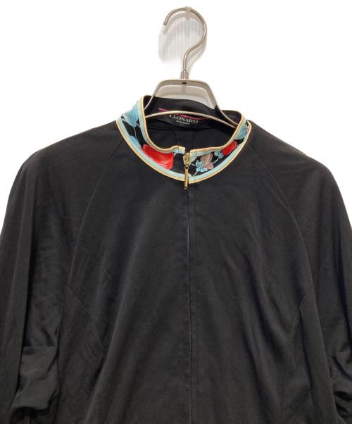 LEONARD SPORT（レオナール スポーツ）LEONARD SPORT (レオナール スポーツ) ジップジャケット ブラック サイズ:XLの古着・服飾アイテム