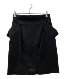 MIHARA YASUHIRO（ミハラヤスヒロ）の古着「スカート」｜ブラック