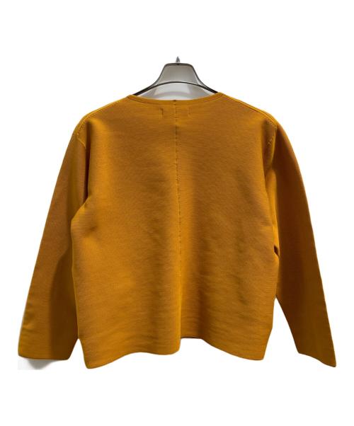 me ISSEY MIYAKE（ミーイッセイ ミヤケ）me ISSEY MIYAKE (ミーイッセイ ミヤケ) ニットカーディガン オレンジ サイズ:-の古着・服飾アイテム