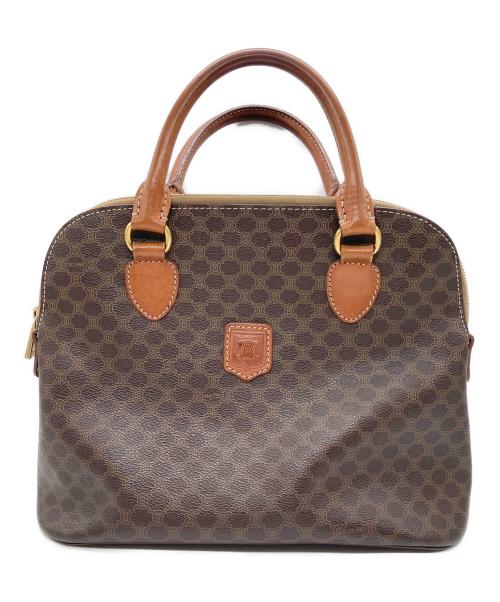 CELINE（セリーヌ）CELINE (セリーヌ) マカダム ハンドバッグ ブラウンの古着・服飾アイテム