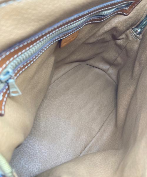 CELINE（セリーヌ）CELINE (セリーヌ) マカダム ハンドバッグ ブラウンの古着・服飾アイテム