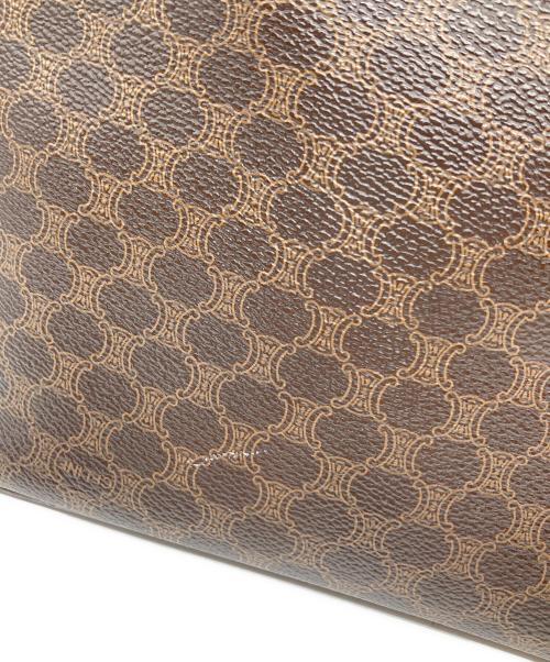 CELINE（セリーヌ）CELINE (セリーヌ) マカダム ハンドバッグ ブラウンの古着・服飾アイテム