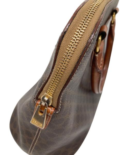 CELINE（セリーヌ）CELINE (セリーヌ) マカダム ハンドバッグ ブラウンの古着・服飾アイテム