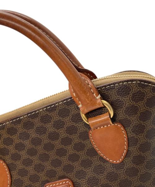 CELINE（セリーヌ）CELINE (セリーヌ) マカダム ハンドバッグ ブラウンの古着・服飾アイテム