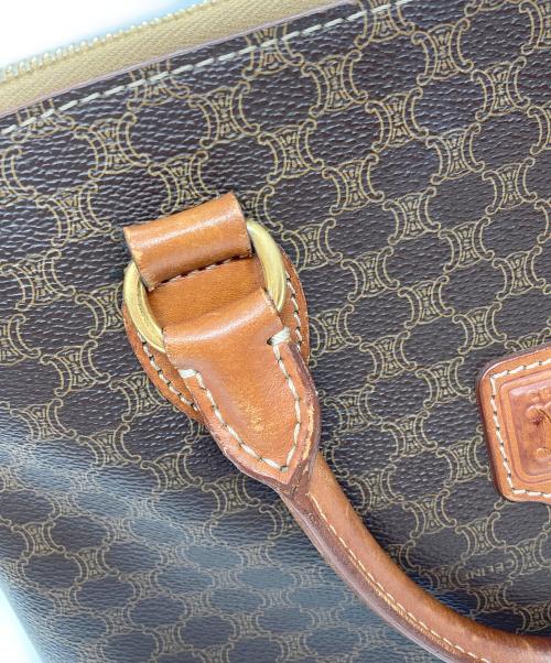 CELINE（セリーヌ）CELINE (セリーヌ) マカダム ハンドバッグ ブラウンの古着・服飾アイテム