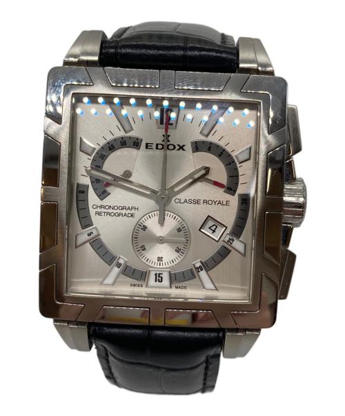 EDOX（エドックス）EDOX (エドックス) クラスロイヤル クロノグラフ リストウォッチ シルバーの古着・服飾アイテム