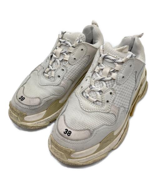 BALENCIAGA（バレンシアガ）BALENCIAGA (バレンシアガ) トリプルS ホワイト サイズ:25の古着・服飾アイテム