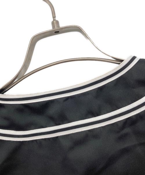 SUPREME（シュプリーム）SUPREME (シュプリーム) MITCHELL & NESS (ミッチェルアンドネス) 23SS Satin Baseball Jersey ブラック サイズ:XLの古着・服飾アイテム