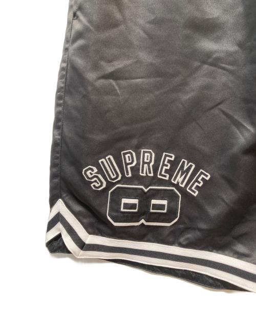 SUPREME（シュプリーム）Supreme (シュプリーム) MITCHELL & NESS (ミッチェルアンドネス) 23SS Satin Basketball Short ブラック サイズ:Lの古着・服飾アイテム