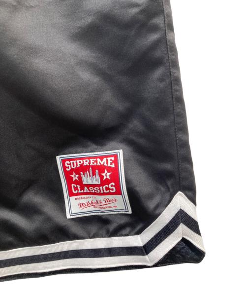 SUPREME（シュプリーム）Supreme (シュプリーム) MITCHELL & NESS (ミッチェルアンドネス) 23SS Satin Basketball Short ブラック サイズ:Lの古着・服飾アイテム