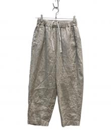 オローネ（オローネ）の古着「ブックエンドパンツ」｜ベージュ