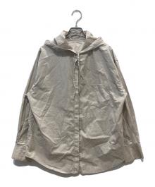 JOURNAL STANDARD（ジャーナルスタンダード）の古着「フーディーブロードシャツ」｜ブラウン