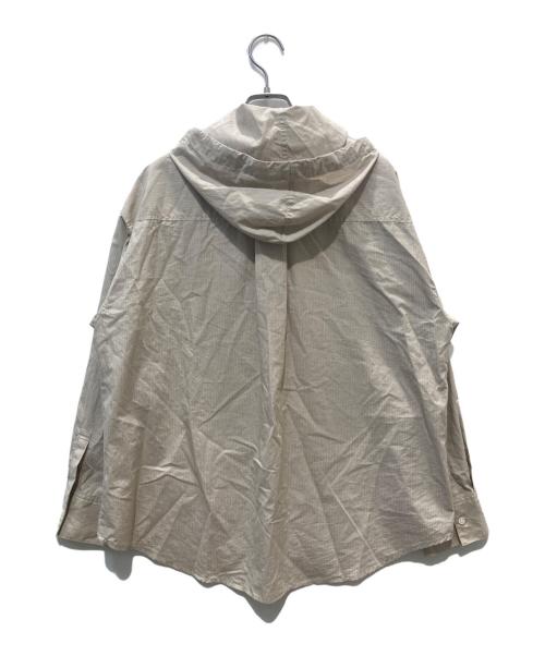 JOURNAL STANDARD（ジャーナルスタンダード）JOURNAL STANDARD (ジャーナルスタンダード) フーディーブロードシャツ ブラウン サイズ:-の古着・服飾アイテム