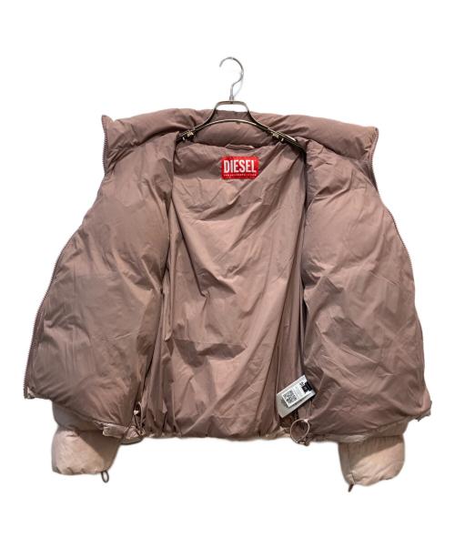 DIESEL（ディーゼル）DIESEL (ディーゼル) W-RAVEEL-FEM ダウンジャケット ピンク サイズ:38の古着・服飾アイテム