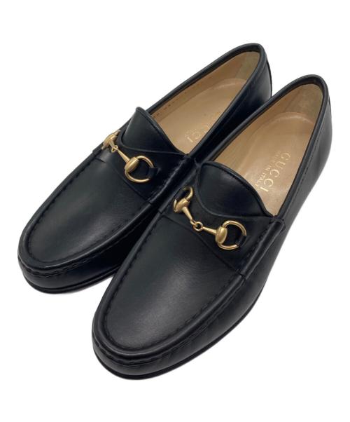 GUCCI（グッチ）GUCCI (グッチ) ビットローファー ブラック サイズ:36 1/2の古着・服飾アイテム