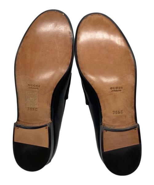 GUCCI（グッチ）GUCCI (グッチ) ビットローファー ブラック サイズ:36 1/2の古着・服飾アイテム