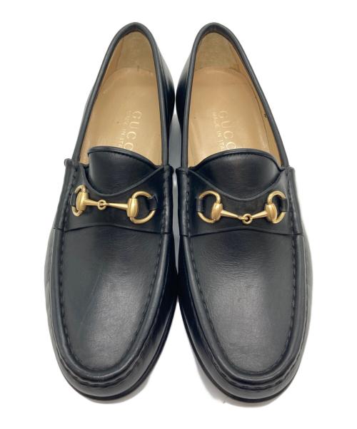 GUCCI（グッチ）GUCCI (グッチ) ビットローファー ブラック サイズ:36 1/2の古着・服飾アイテム