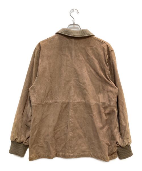 skookum（スクーカム）skookum (スクーカム) BEAMS (ビームス) レザーコーチジャケット ブラウン サイズ:Mの古着・服飾アイテム