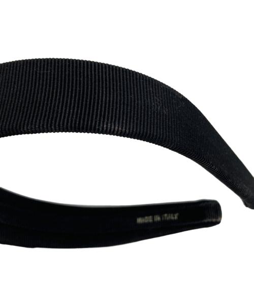 Salvatore Ferragamo（サルヴァトーレ フェラガモ）Salvatore Ferragamo (サルヴァトーレ フェラガモ) カチューシャ ブラックの古着・服飾アイテム