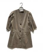 RIM.ARKリムアーク）の古着「JK like v neck SH」｜ベージュ