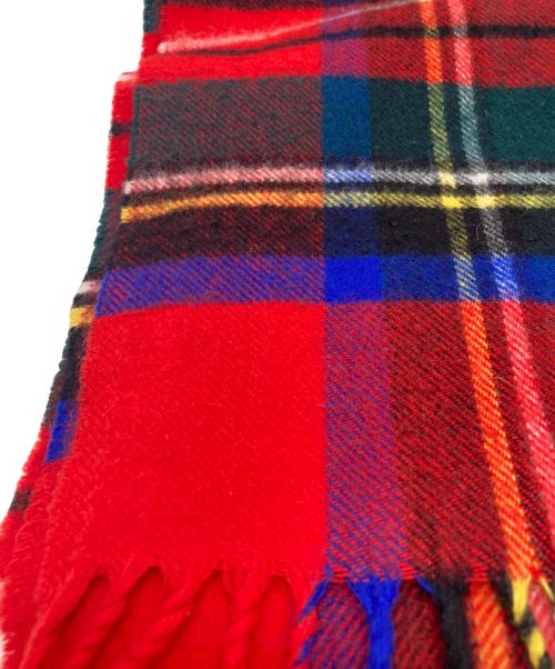 JOHNSTONS OF ELGIN（ジョンストンズオブエルガン）JOHNSTONS OF ELGIN (ジョンストンズオブエルガン) カシミヤ大判マフラー レッドの古着・服飾アイテム