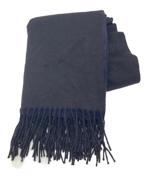 PIACENZA（ピアチェンツァ）PIACENZA (ピアチェンツァ) マフラー ネイビーの古着・服飾アイテム