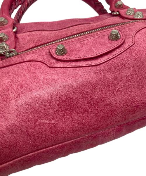 BALENCIAGA（バレンシアガ）BALENCIAGA (バレンシアガ) 2wayハンドバッグ ショッキングピンクの古着・服飾アイテム