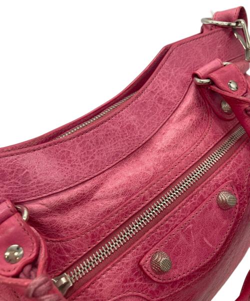 BALENCIAGA（バレンシアガ）BALENCIAGA (バレンシアガ) 2wayハンドバッグ ショッキングピンクの古着・服飾アイテム