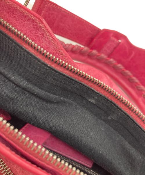 BALENCIAGA（バレンシアガ）BALENCIAGA (バレンシアガ) 2wayハンドバッグ ショッキングピンクの古着・服飾アイテム
