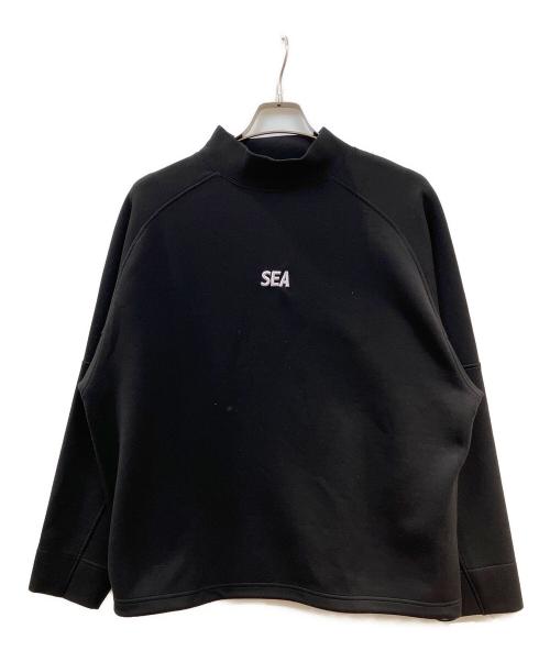 WIND AND SEA（ウィンダンシー）WIND AND SEA (ウィンダンシー) CARDBOARD MOCK NECK TOPS ブラック サイズ:Mの古着・服飾アイテム