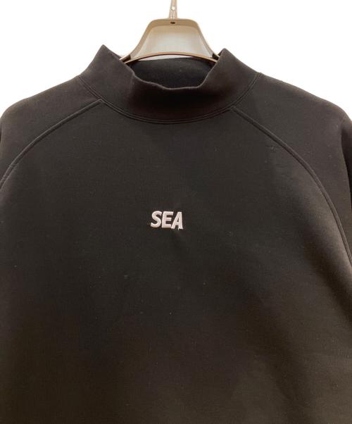 WIND AND SEA（ウィンダンシー）WIND AND SEA (ウィンダンシー) CARDBOARD MOCK NECK TOPS ブラック サイズ:Mの古着・服飾アイテム