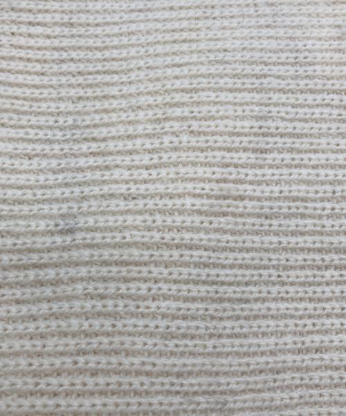 JOHN STERNER（ジョン スターナー）john sterner (ジョン スターナー) ハンドニットマフラー アイボリーの古着・服飾アイテム