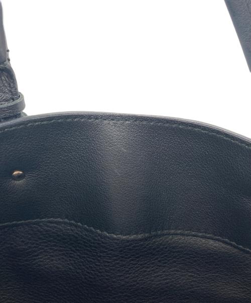 BALENCIAGA（バレンシアガ）BALENCIAGA (バレンシアガ) ペーパーミニハンドバッグ ブラックの古着・服飾アイテム