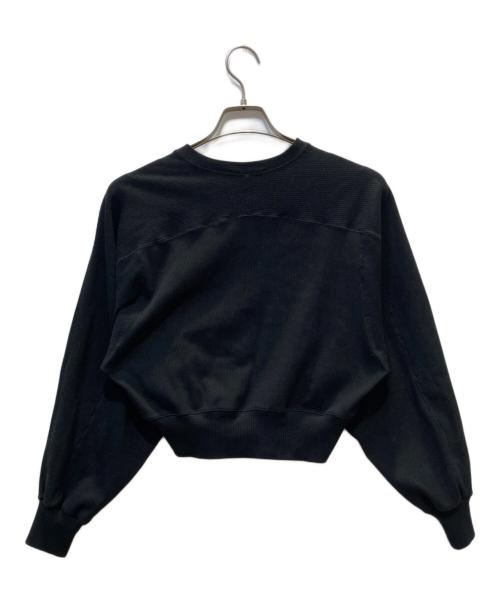 Adam et Rope（アダム エ ロペ）Adam et Rope (アダム エ ロペ) ブロードリブカーディガンコンビワンピース ブラック サイズ:Fの古着・服飾アイテム