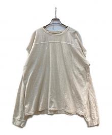 TODAYFUL（トゥデイフル）の古着「Sleeve Slit Long T-Shirts」｜アイボリー