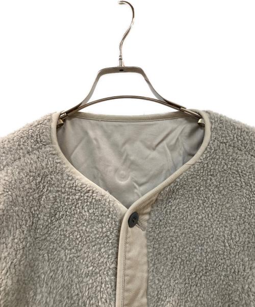 CLANE（クラネ）CLANE (クラネ) REVERSIBLE MILITARY BOA JACKET ライトグレー サイズ:Mの古着・服飾アイテム
