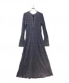 FRAY IDフレイ アイディー）の古着「バルファスレースワンピース」｜グレー