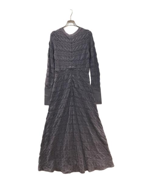 FRAY ID（フレイ アイディー）FRAY ID (フレイ アイディー) バルファスレースワンピース グレーの古着・服飾アイテム