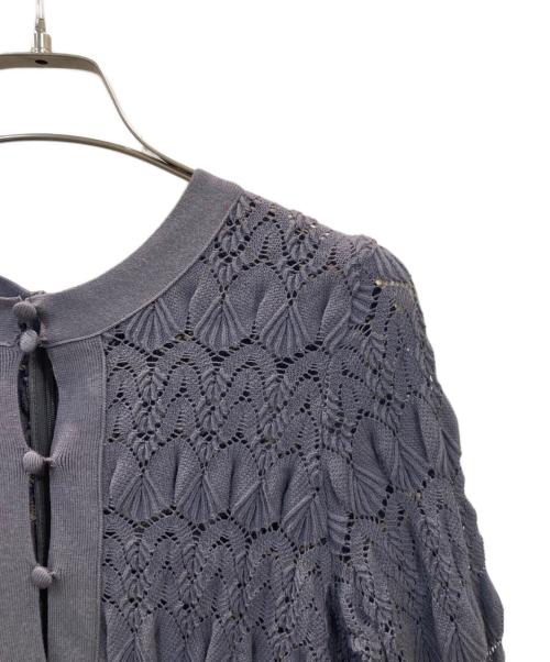 FRAY ID（フレイ アイディー）FRAY ID (フレイ アイディー) バルファスレースワンピース グレーの古着・服飾アイテム