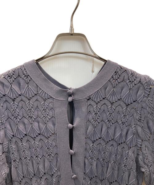 FRAY ID（フレイ アイディー）FRAY ID (フレイ アイディー) バルファスレースワンピース グレーの古着・服飾アイテム